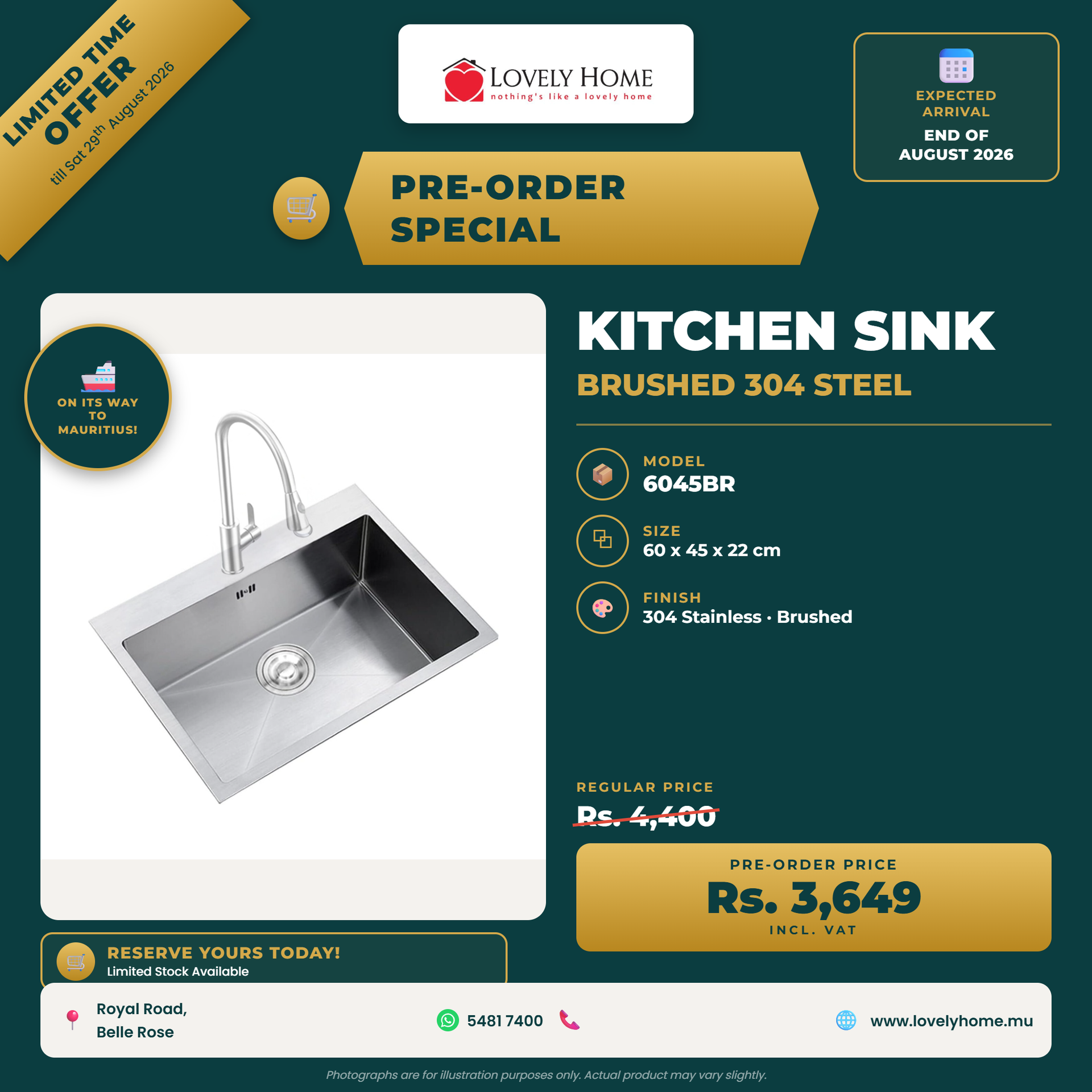 Pre-order 6045BR
