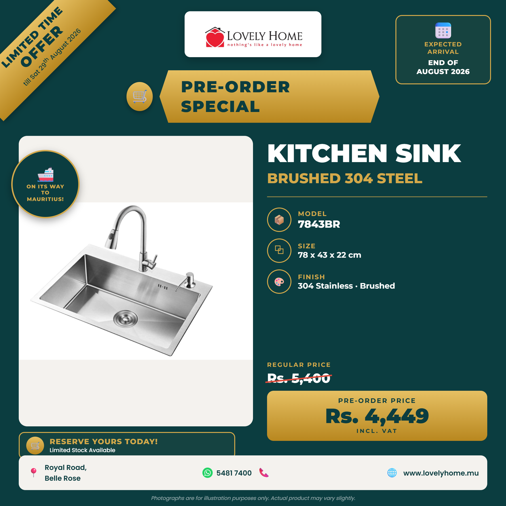 Pre-order 7843BR