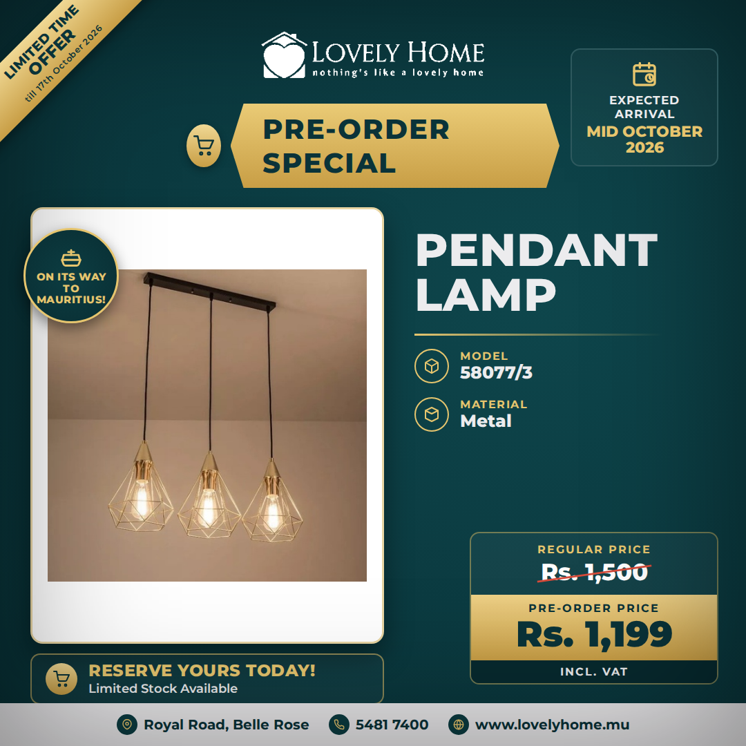 58077/3 Pendant Lamp
