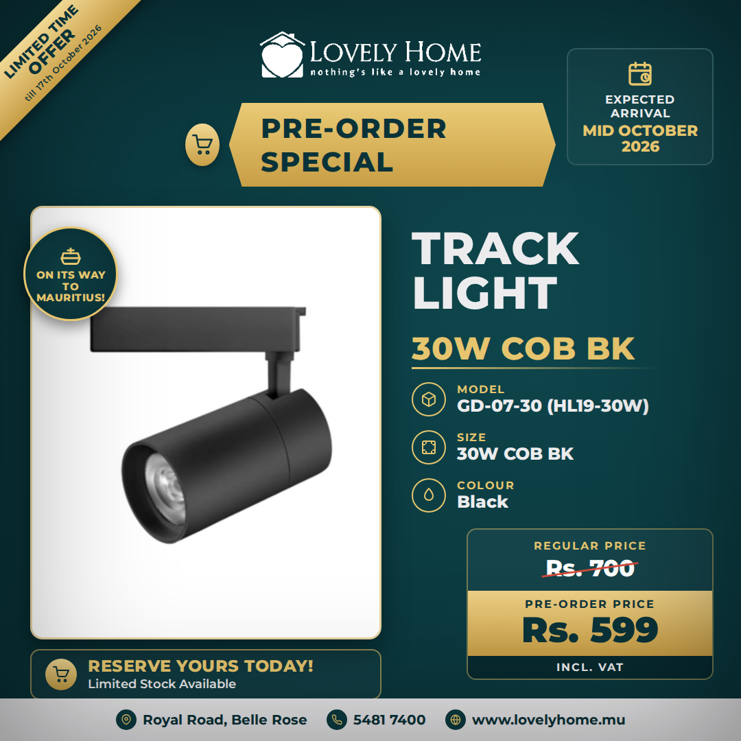 GD-07-30 Black Track Light