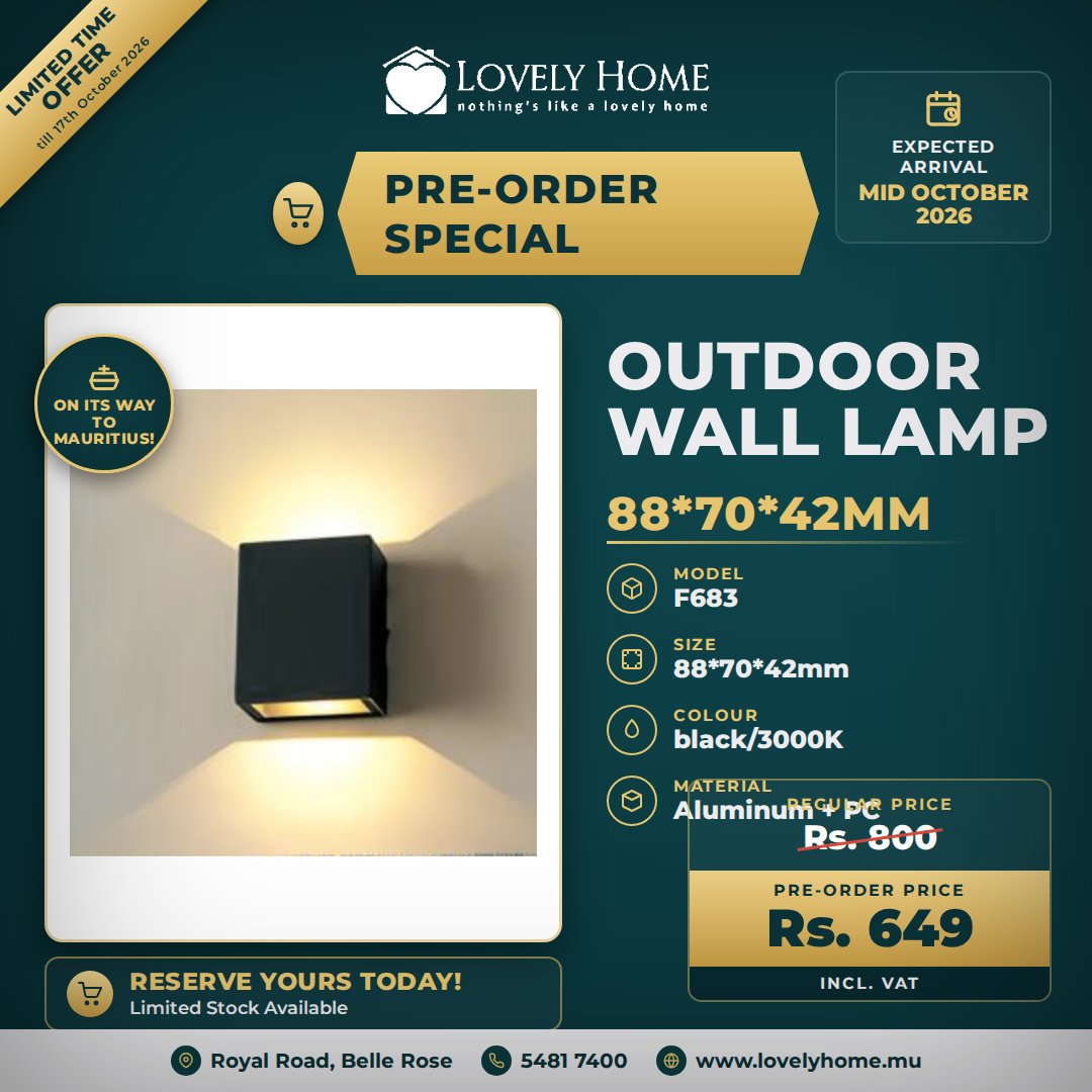 F683S 3W LED Outdoor Wall Lamp