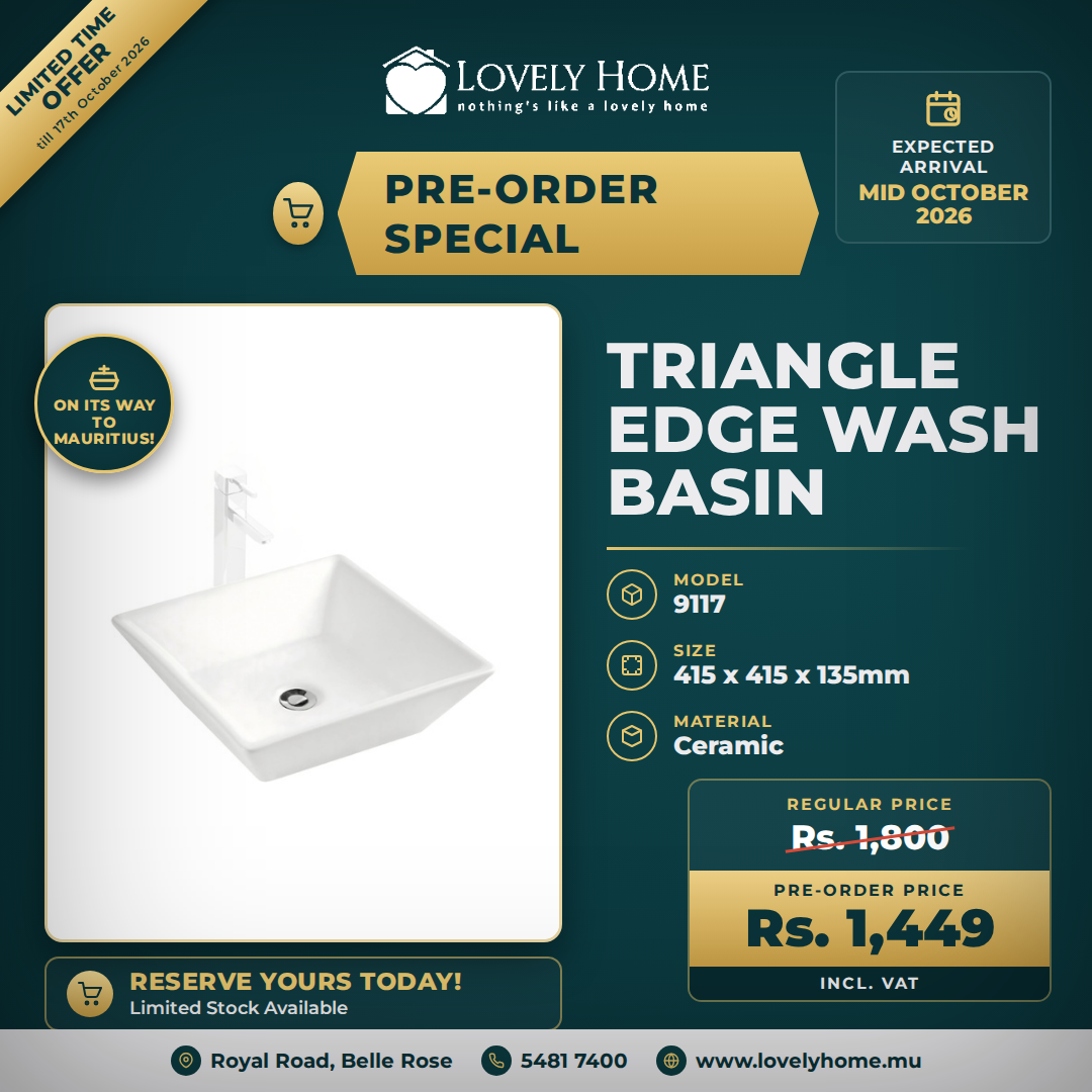9117 Triangle Edge Wash Basin