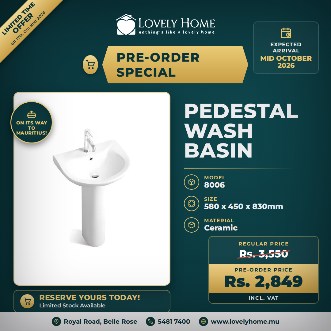 8006 Pedestal Wash Basin