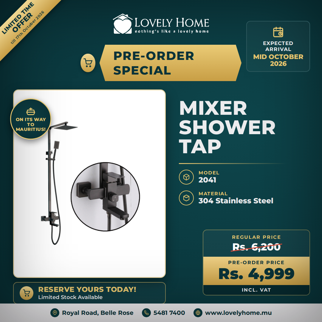2041 Matte Black Mixer Shower Tap
