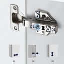 811A-3D-F-(3/4) Hinge