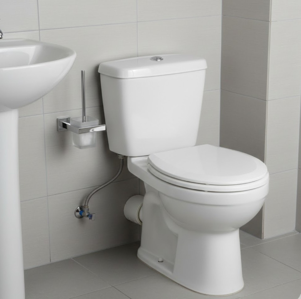 393P09_(Mirror) Toilet Brush & Holder