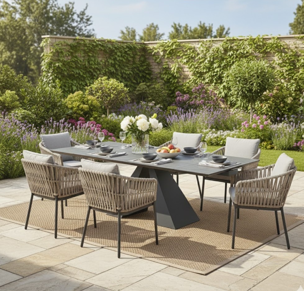 DT09S - Extendable Dining table (1400-2000)x900mm