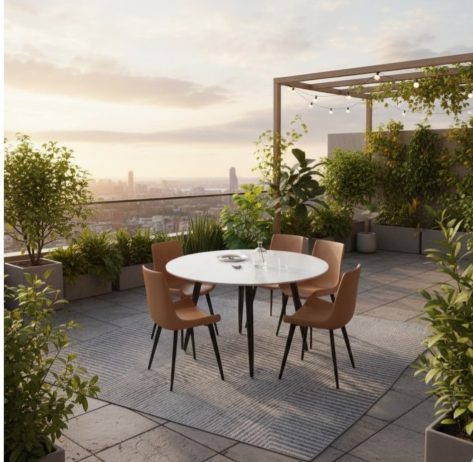 DT20- Extendable Dining Table (950-1300)x1300mm