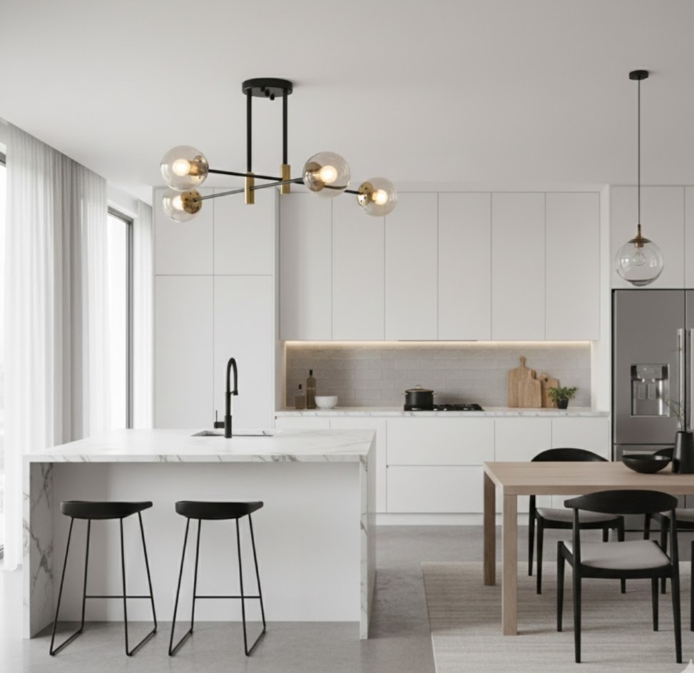 LG3504-4 Gold Pendant lamp