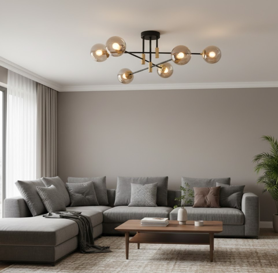 LG3504-6 Gold Pendant lamp