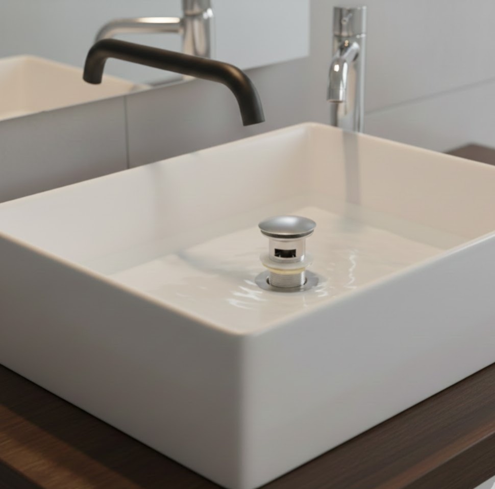 PW41 - Pop Up Waste with Overflow