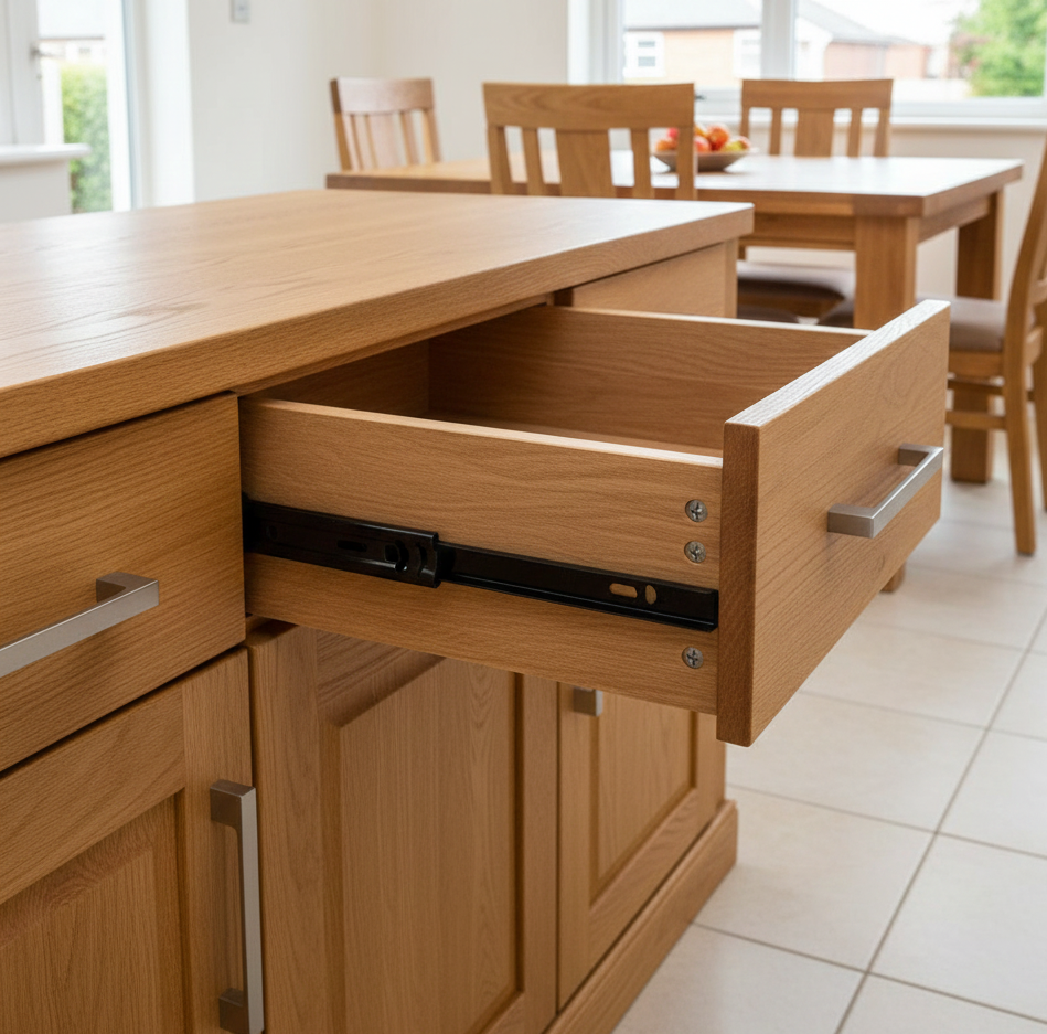 NCL-4510-600 - 24'' (1.1) Ball Bearing Slide_(Black)