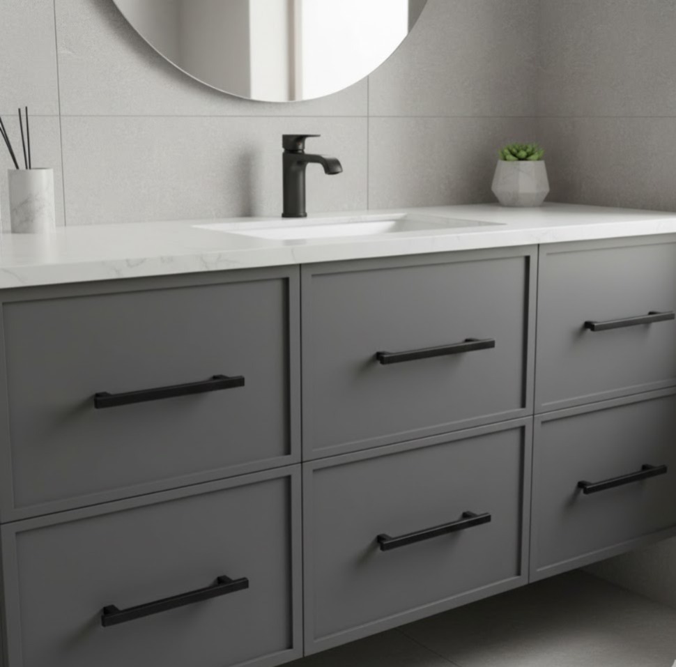 6826-128_(Black) Cabinet Handle