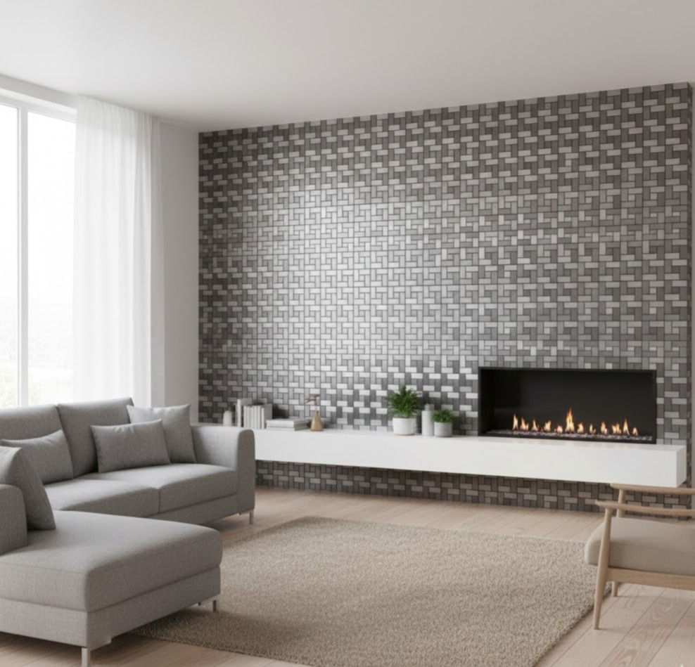 H-26 Self Sticking Alu Mosaic