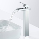 8032 -  Tall Waterfall Chrome Finish Mixer Tap