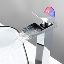 8032 -  Tall Waterfall Chrome Finish Mixer Tap