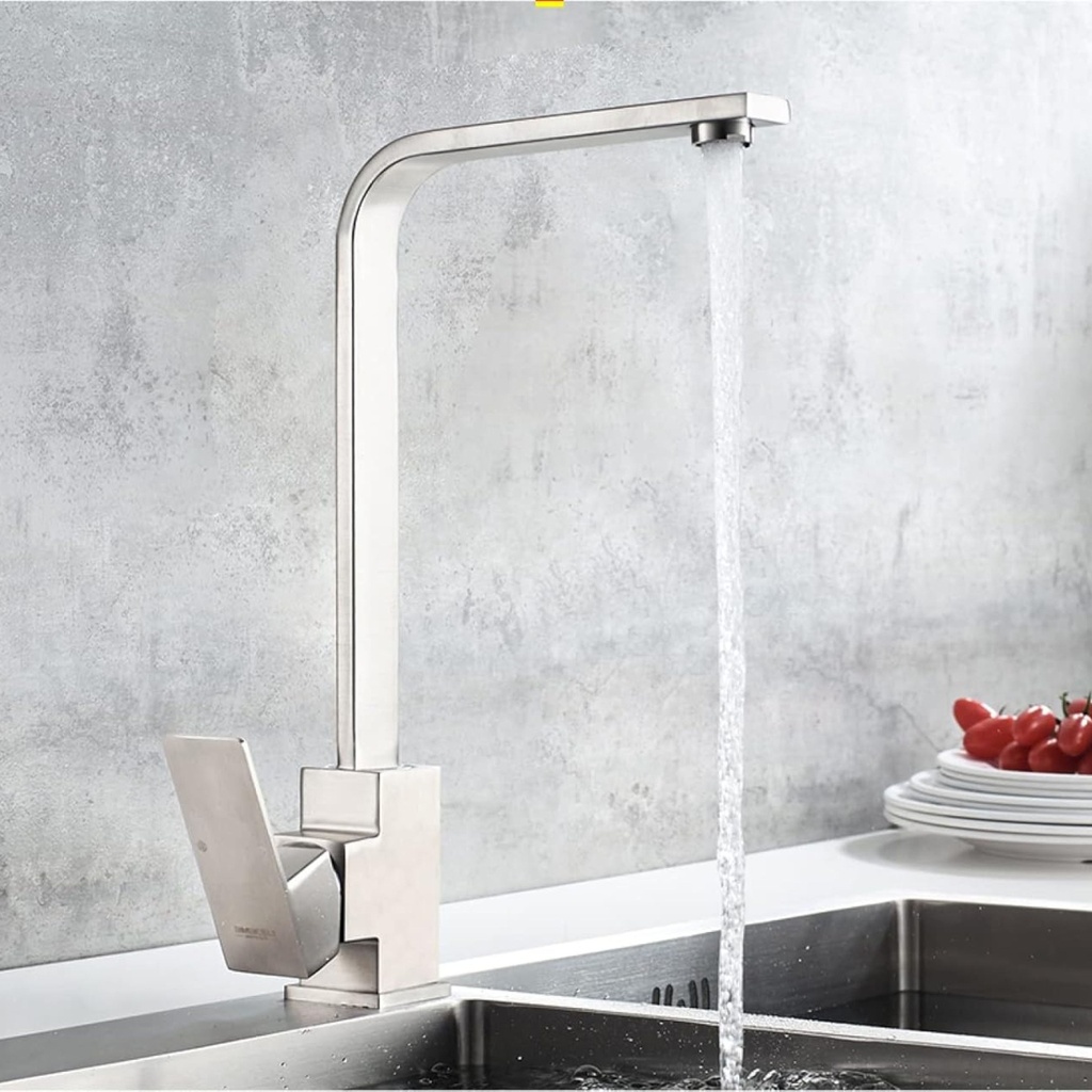 8044- Rotating Flat Mixer Kitchen Tap