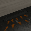 Floor Drain (Matte Black)   