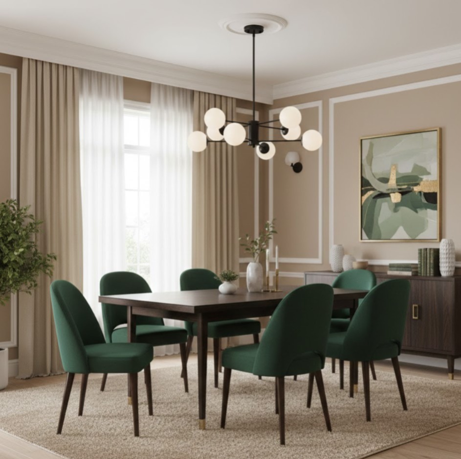 3614-8  Black And White Pendant Lamp