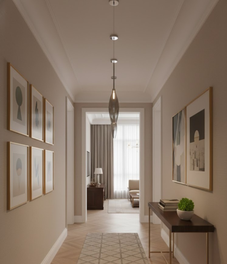 5446-6CH-Smoky Pendant Lamp