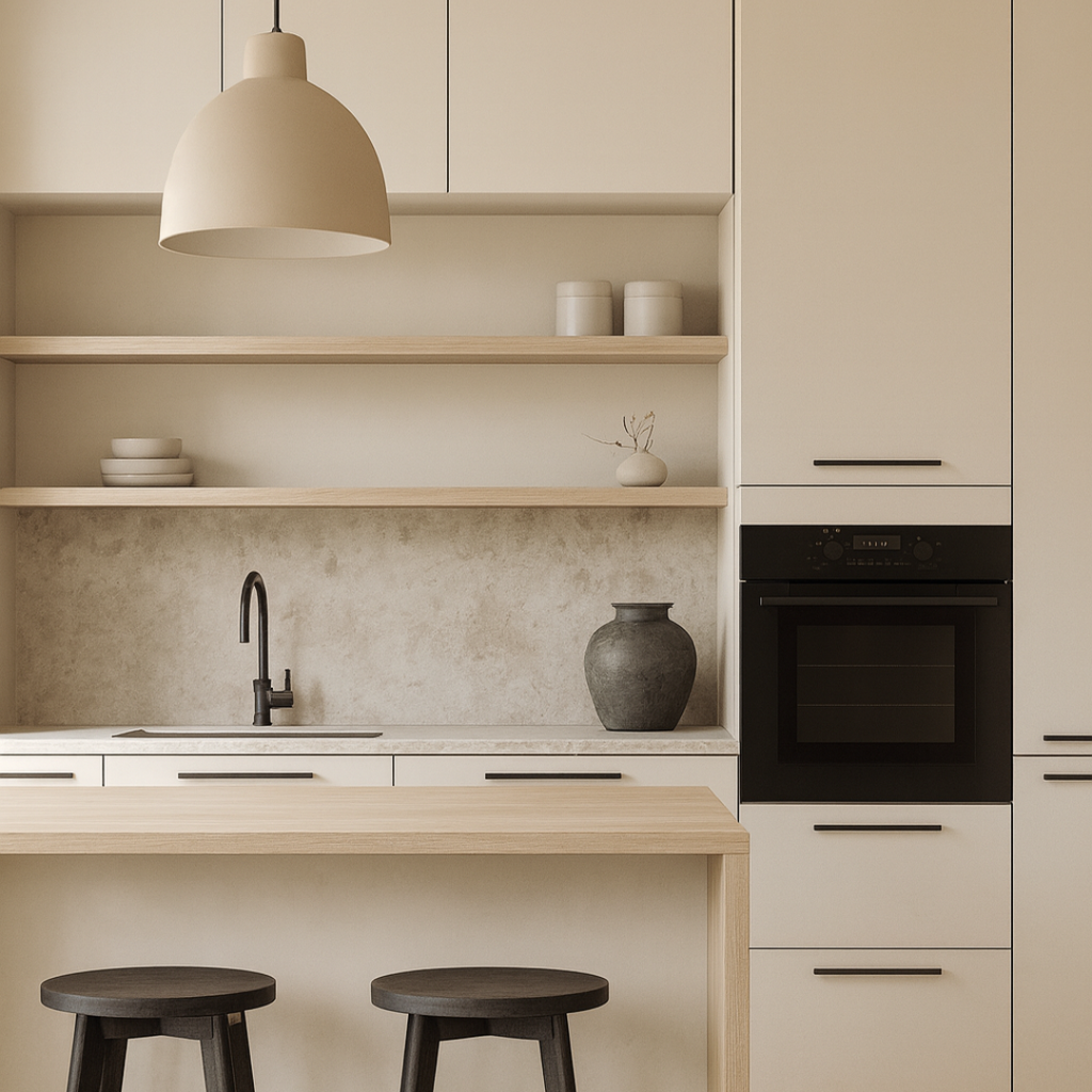 Cream-54 Super Matte-18mm Plywood Melamine Sheet 