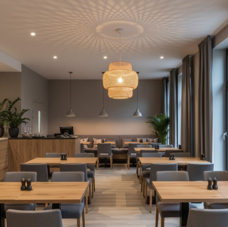 B2025 - Woven Rattan Pendant Lamp