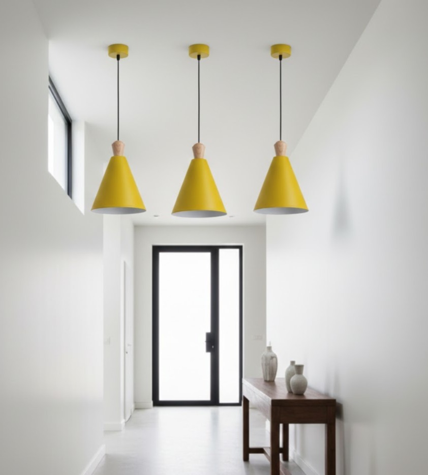 F4635 Yellow Pendant Lamp_(Yellow)