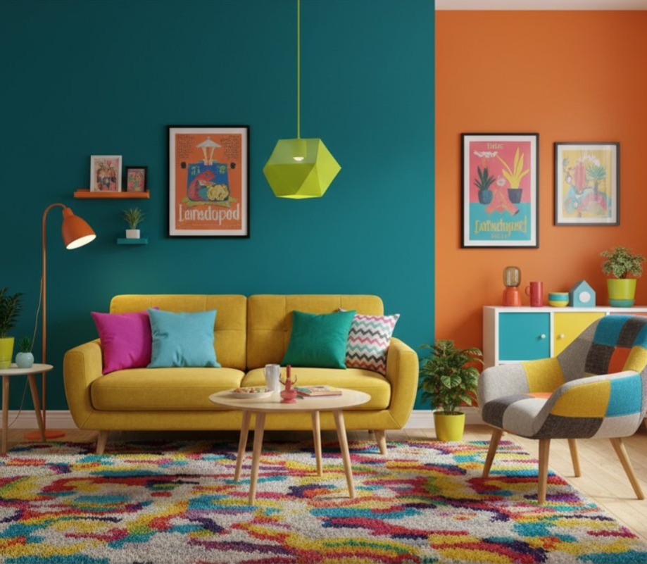 F6086/1 Green Pendant Lamp