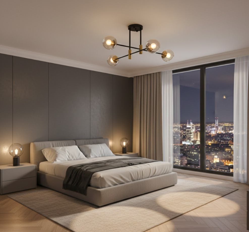 LG3504-4 Gold Pendant lamp