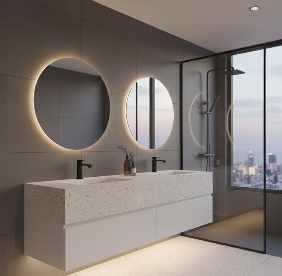 2007C 321620 Big Slab_(Off White) Quartz(3200X1600mm)