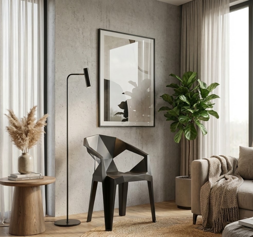 A336_(Coffee) Polypropylene Chair