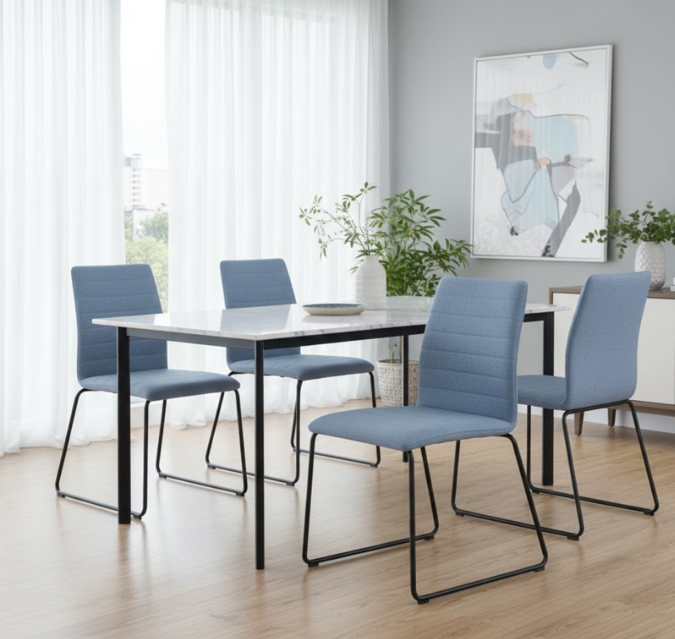 T-851-2 - Grey Dining Chair_(Grey)