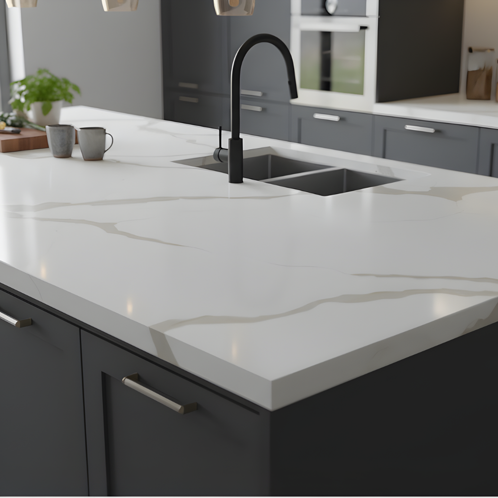 1849-Calacatta Monaco Quartz 3200*1600*20mm  