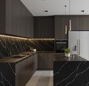 8014 Nero Marquina 3200*1600*20mm Quartz Sheet