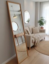 GS415 40*150mm Pale Brown Wall/Standing Mirror