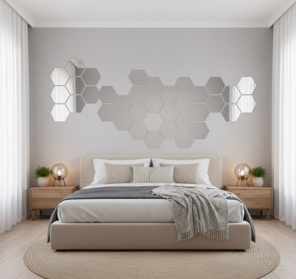 LKA-205 Silver Mirror Sticker