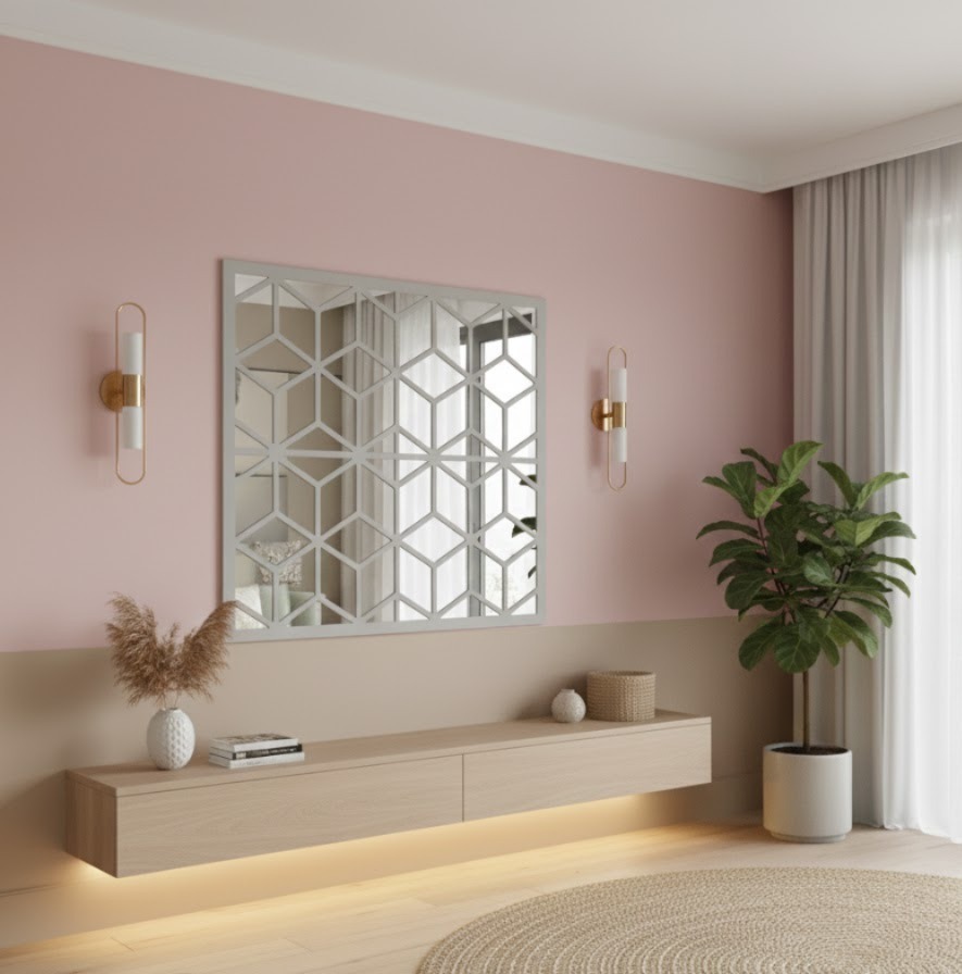 LA066(S) - Silver Mirror Sticker_(Silver)