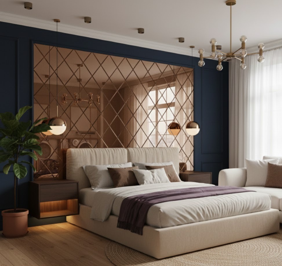 LA066(M) - Bronze Mirror Sticker