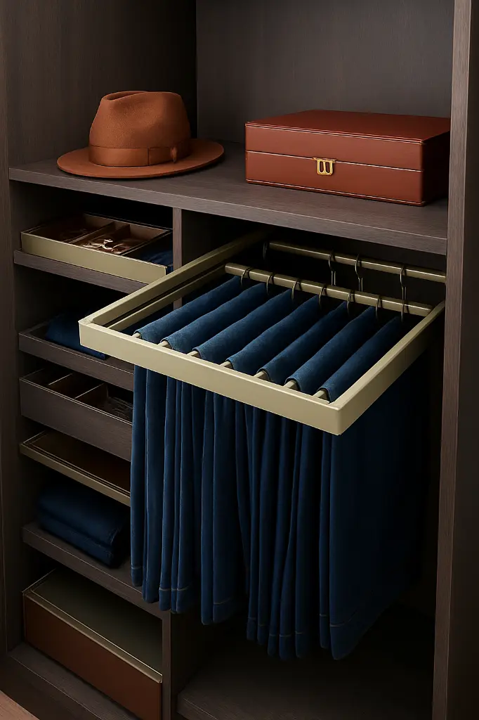 703602 LovelyHome Trouser Rack WD View.webp