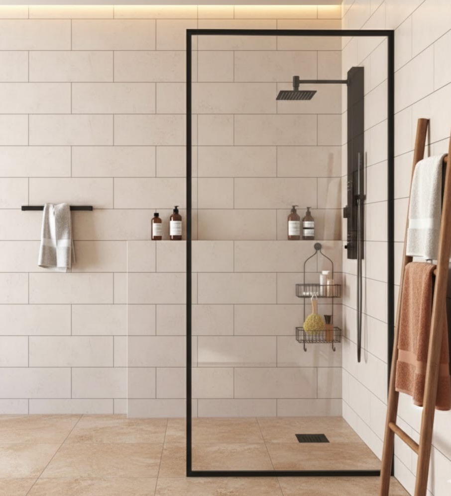 SS1020BK_Black(1000*2000mm) Single Panel Tempered Glass