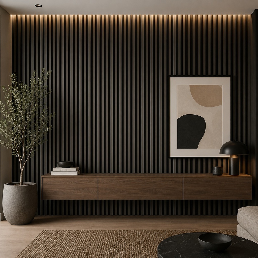 DS-01(JD-01)_(Black)- WPC Wall Cladding