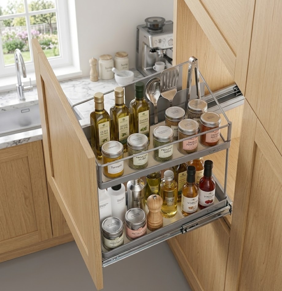 6140 Pull Out Seasoning Basket - 400mm