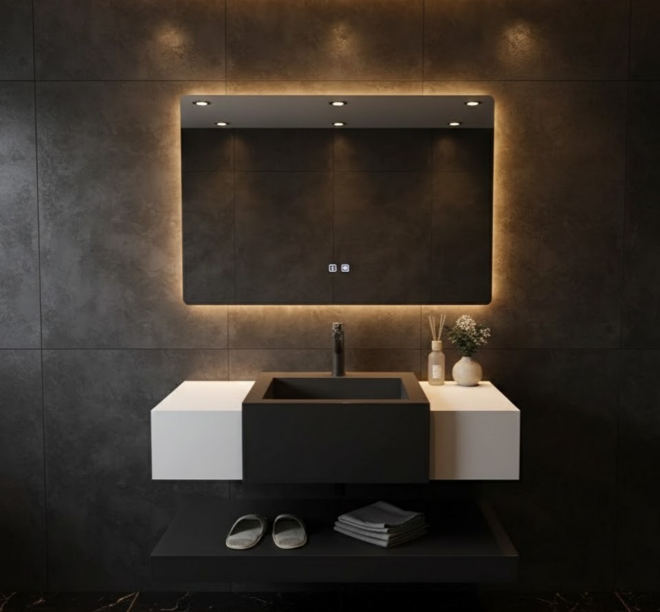 BW105 Sintered Stone Vanity Set 