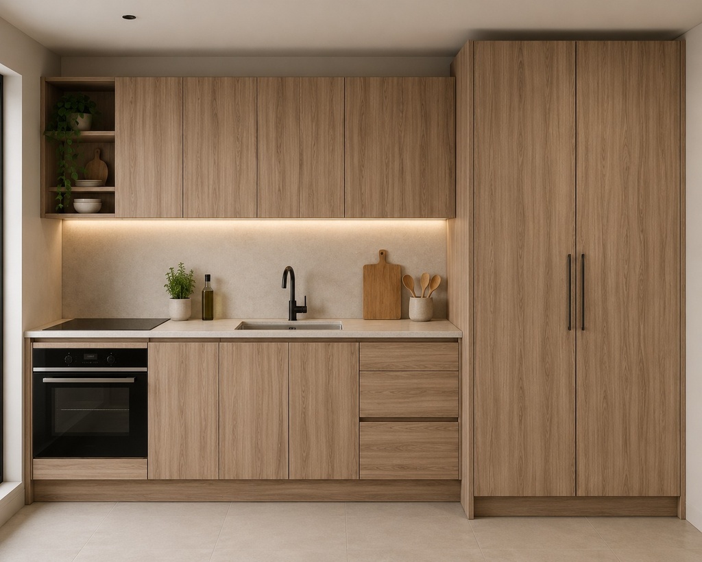 Golden Oak(MDF) -18mm MDF Melamine Sheet