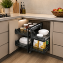 BLQK-900 Glass-Boxside Show Hand Corner Rack