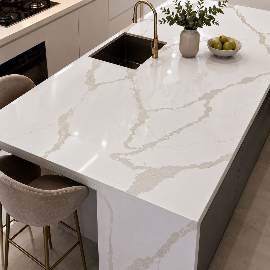 1849-Calacatta Monaco Quartz 3200*1600*20mm  