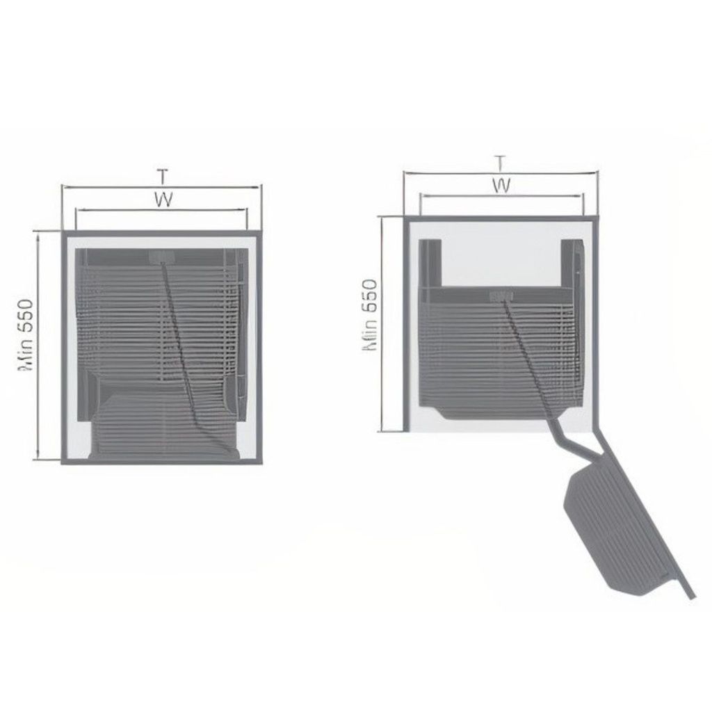 202116 - Tandem Pantry Unit (Diamond Style)