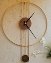 2021-120 - Minimalist Golden Urban Wall Clock