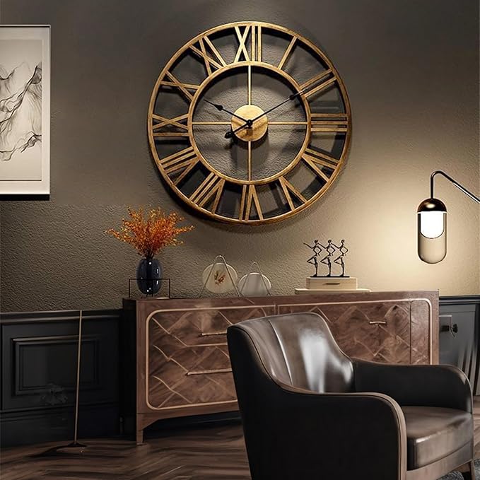 A95_(Gold)  60cm Wall Clock_(Gold)