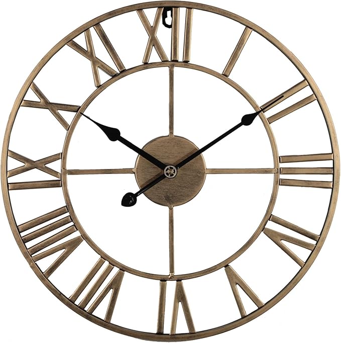 A95_(Gold)  60cm Wall Clock_(Gold)